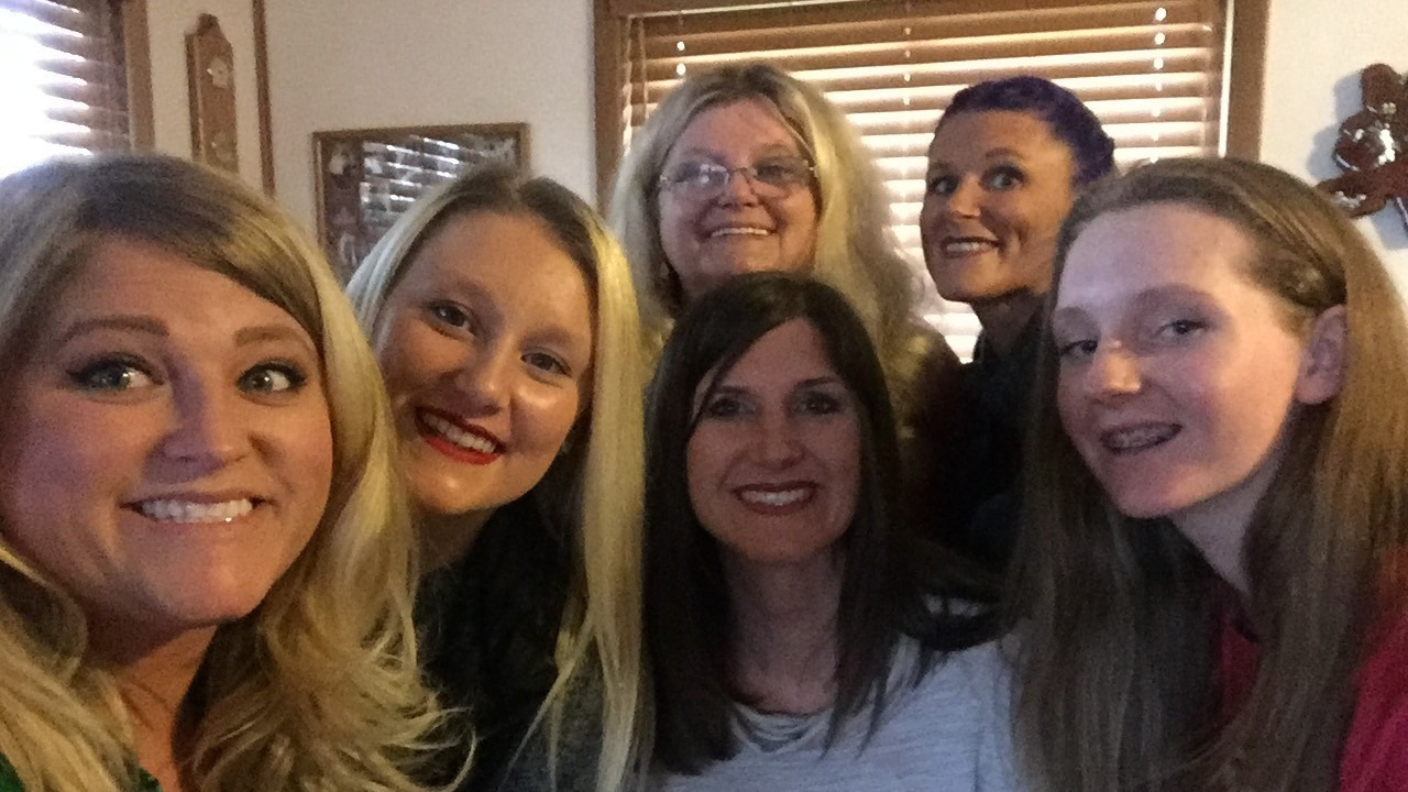 Krista with her family